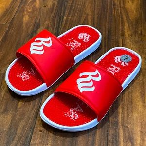 ROCAWEAR Massage Slides Red White Size 7